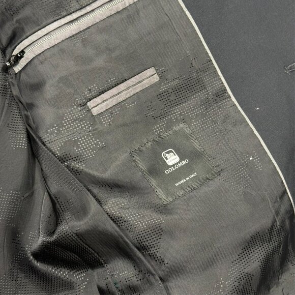 Hugo Boss Suit 2pc Black Travel Columbo Wool Fabric Jets/Lenon 38 S 34x28 - Picture 9 of 16